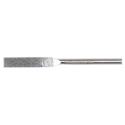 0.157″ × 0.040″ Electroplated Diamond File Flat 100 Grit 5/8″ Diamond - Top Tool & Supply