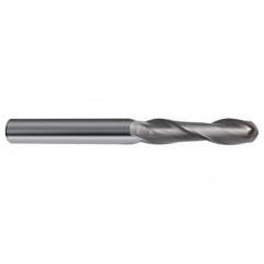 3/16" Dia. - 2-1/2" OAL - 30 Helix Bright CBD Ball Nose EM - 2 FL - Top Tool & Supply