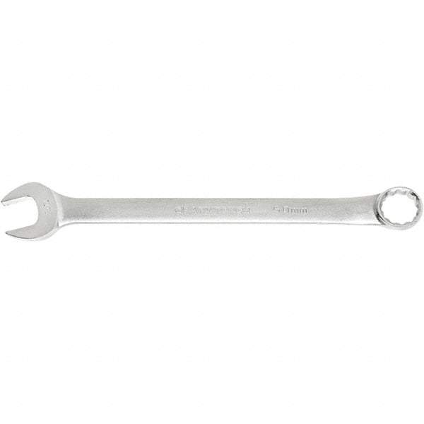 GearWrench - 2-1/4" 12 Point Combination Wrench - 15° Offset Angle, 27.795" OAL, Steel, Satin Finish - Top Tool & Supply