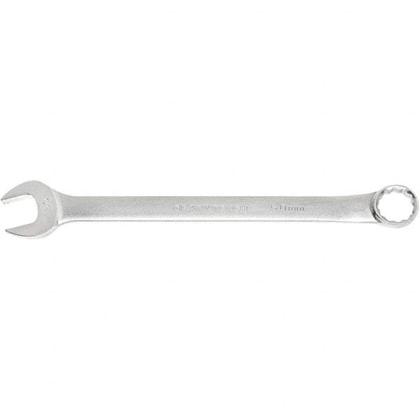 GearWrench - 2-3/4" 12 Point Combination Wrench - 15° Offset Angle, 31.89" OAL, Steel, Satin Finish - Top Tool & Supply