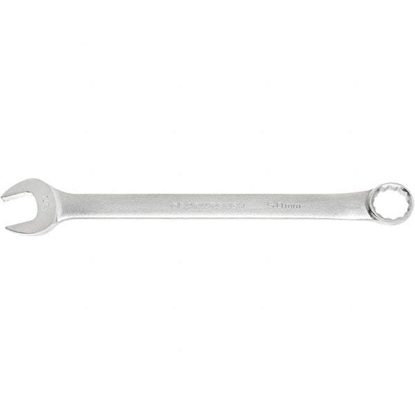 GearWrench - 2-3/8" 12 Point Combination Wrench - 15° Offset Angle, 29.843" OAL, Steel, Satin Finish - Top Tool & Supply