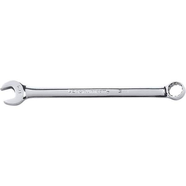 GearWrench - 1-7/16" 12 Point Combination Wrench - 15° Offset Angle, 21.102" OAL, Steel, Satin Finish - Top Tool & Supply