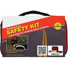 PRO-SAFE - Highway Safety Kits Type: Emergency Roadside Kit Number of Pieces: 66 - Top Tool & Supply