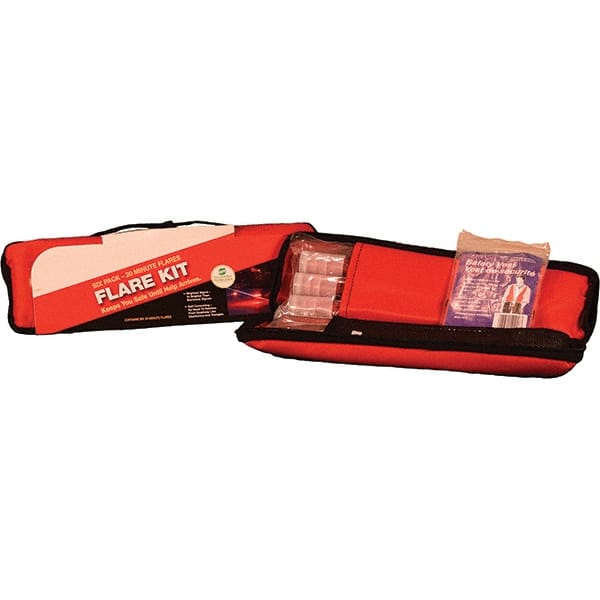 PRO-SAFE - Highway Safety Kits Type: Emergency Roadside Kit Number of Pieces: 6 - Top Tool & Supply