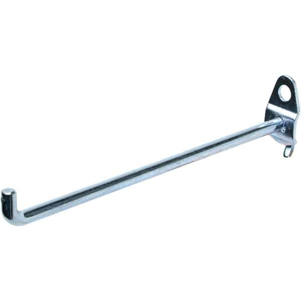 NMC - 6" Long Pegboard Hook - 6" Projection, 90° Bend, Steel - Top Tool & Supply