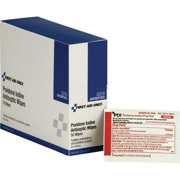 PRO-SAFE - Antiseptics, Ointments, & Creams Type: Antiseptic Form: Wipes - Top Tool & Supply