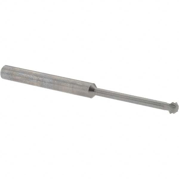 Accupro - 3/16° 3/16" Cut Diam, 0.093" Cut Width, 3/16" Shank, Solid Carbide Double-Angle Cutter - Top Tool & Supply