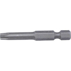 Wiha - T9 Power Bit - 1/4" Drive, 2" OAL - Top Tool & Supply