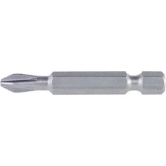 Wiha - #2 Power Bit - 1/4" Drive, 2" OAL - Top Tool & Supply