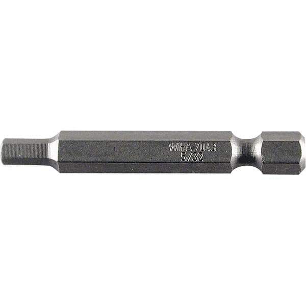 Wiha - 0.14" Power Bit - 1/4" Drive, 2" OAL - Top Tool & Supply