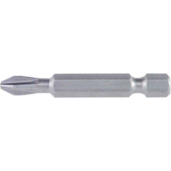 Wiha - #3 Power Bit - 1/4" Drive, 2" OAL - Top Tool & Supply