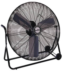 Air King - 30" Blade, 1/4 hp, 3,450, 6,000 & 7,650 CFM, Low Floor Stand Industrial Circulation Fan - Top Tool & Supply