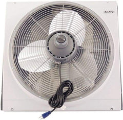 Air King - 20" Blade, 3,560 Max CFM, Window Fan - 1.8/3.2 Amps, 110 Volts, 3 Speed - Top Tool & Supply