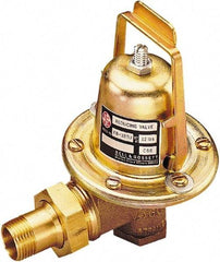 Bell & Gossett - 1/2" Inlet, 1/2" Outlet, Female Union x FNPT, Pressure Reducing Valve - 125 Max psi, Lead Free Brass - Top Tool & Supply