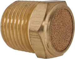 ARO/Ingersoll-Rand - 1/4 Male NPT, 9/16" Hex, 5/8" OAL, Breather Vent - 250 Max psi - Top Tool & Supply