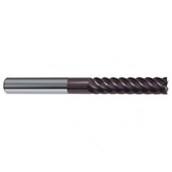 5/8" Dia. - 5" OAL - 45° Helix Firex Carbide End Mill - 6 FL - Top Tool & Supply