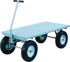 Little Giant - 3,000 Lb Capacity Steel Wagon Truck - Steel Deck, 30" OAW, 0" Platform Length - Top Tool & Supply