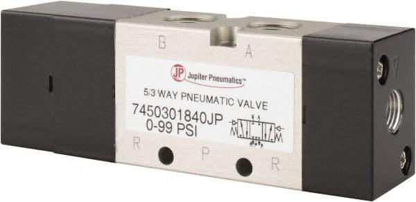 PRO-SOURCE - Specialty Air Valves Valve Type: 5-Way, 3 Position Actuator Type: Pneumatic Double Acting - Top Tool & Supply