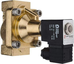 PRO-SOURCE - 1", 2/2 Way Steam Series Stacking Solenoid Valve - 24 VDC, 12 CV Rate, 4.98" High x 3.94" Long - Top Tool & Supply