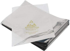 Value Collection - 8" Long x 5" Wide, 3 mil Thick, Clear Metalized Static Shield Bag - Metal-In - Top Tool & Supply