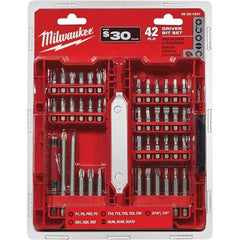 Milwaukee Tool - Power & Impact Screwdriver Bit Sets Point Type: Assorted Bit Type: Driver - Top Tool & Supply