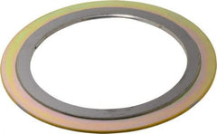 Value Collection - 4" Pipe, 5" ID x 6-7/8" OD Flange Gasket - Carbon Steel/Stainless Steel, 5-7/8" Flange Diam - Top Tool & Supply