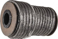 Made in USA - 1/4" x 29.4' Spool Length, Acrylic Fiber Graphite Yarn Compression Packing - 500° F Max, Dark Gray - Top Tool & Supply