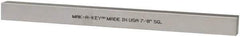 Made in USA - 12" Long x 7/8" High x 7/8" Wide, Zinc-Plated Oversized Key Stock - C1018 Steel - Top Tool & Supply