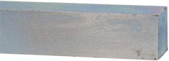 Made in USA - 12" Long x 1" High x 1" Wide, Zinc-Plated Oversized Key Stock - C1018 Steel - Top Tool & Supply