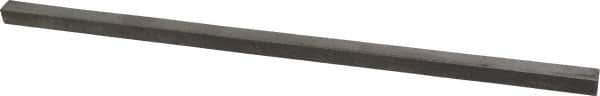 Made in USA - 12" Long x 3/8" High x 3/8" Wide, Undersized Key Stock - 18-8 Stainless Steel - Top Tool & Supply