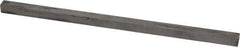 Made in USA - 12" Long x 1/2" High x 1/2" Wide, Undersized Key Stock - 18-8 Stainless Steel - Top Tool & Supply