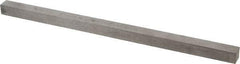 Made in USA - 12" Long x 9/16" High x 9/16" Wide, Undersized Key Stock - 18-8 Stainless Steel - Top Tool & Supply