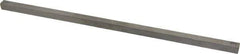 Made in USA - 12" Long x 3/8" High x 3/8" Wide, Undersized Key Stock - Type 316 Stainless Steel - Top Tool & Supply