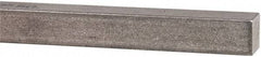 Made in USA - 12" Long x 1/2" High x 1/2" Wide, Undersized Key Stock - Type 316 Stainless Steel - Top Tool & Supply