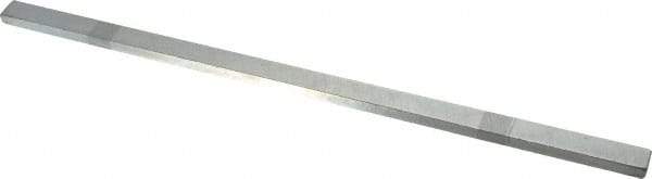 Made in USA - 12" Long, Zinc-Plated Oversized Key Stock - C1045 Steel - Top Tool & Supply