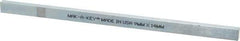 Value Collection - 12" Long, Zinc-Plated Oversized Key Stock - C1045 Steel - Top Tool & Supply