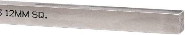 Made in USA - 12" Long, Oversized Key Stock - 18-8 Stainless Steel - Top Tool & Supply