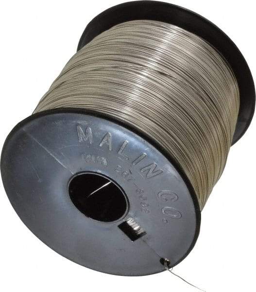 Value Collection - 24 Gage, 0.02 Inch Diameter x 4,625 Ft. Long, 302/304 Safety Lock Wire - 5 Lb. Shipping Weight - Top Tool & Supply