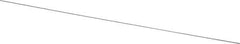 Value Collection - 17 Gage, 0.039 Inch Diameter x 1 Ft. Long, High Carbon Steel, Cut and Straightened Music Wire - ASTM A228 - Top Tool & Supply