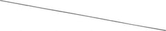 Value Collection - 25 Gage, 0.059 Inch Diameter x 1 Ft. Long, High Carbon Steel, Cut and Straightened Music Wire - ASTM A228 - Top Tool & Supply