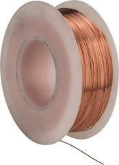 Made in USA - 28 Gage, 0.0126" Diameter x 498' Long, Bare, Copper Bus Bar Wire - Pure Copper (ASTM B3) - Top Tool & Supply