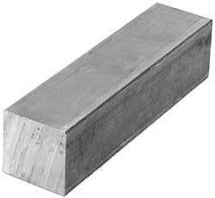 Value Collection - 2-3/4 Inch Square x 12 Inch Long, Aluminum Square Bar - +/- 0.25 Inch Tolerance, Alloy 6061 - Top Tool & Supply