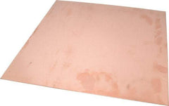 Value Collection - 0.032 Inch Thick x 12 Inch Square, Copper Sheet - Alloy 110 - Top Tool & Supply