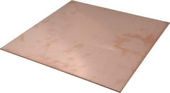 Value Collection - 1/8 Inch Thick x 12 Inch Square, Copper Sheet - Alloy 110 - Top Tool & Supply