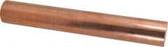 Value Collection - 1-3/4 Inch Diameter x 12 Inch Long, Copper Round Rod - Alloy 110 Copper - Top Tool & Supply