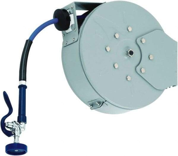 T&S Brass - 30' Spring Retractable Hose Reel - 300 psi, Hose Included - Top Tool & Supply