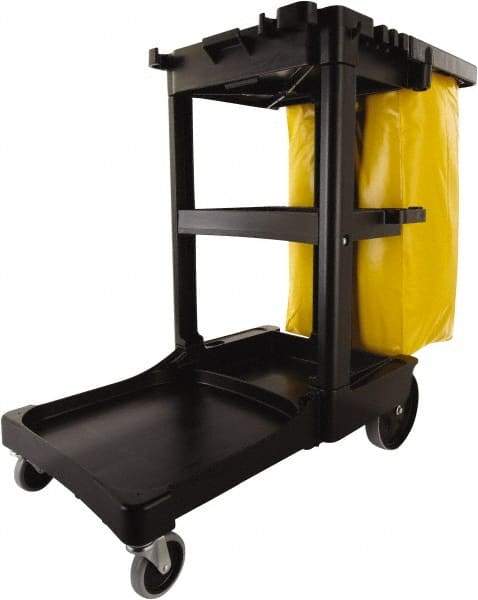 Rubbermaid - Plastic Janitor Cart - 21-3/4" Width - Top Tool & Supply