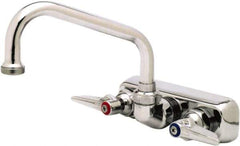 T&S Brass - Standard, 2 Way Design, Wall Mount, Workboard Wall Mount Faucet - 6 Inch Spout, Lever Handle - Top Tool & Supply