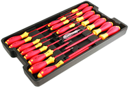 19PC CUSH GRIP SCREWDRIVER SET - Top Tool & Supply