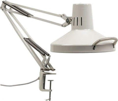 Value Collection - 120 VAC, 22, 100 Watt, Swing Arm Machine Light - Clamp Mount, 5 Ft. Cord, White - Top Tool & Supply